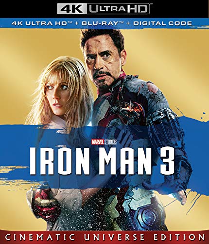 Iron Man 3/Downey/Paltrow/Cheadle/Pearce@4KUHD@PG13