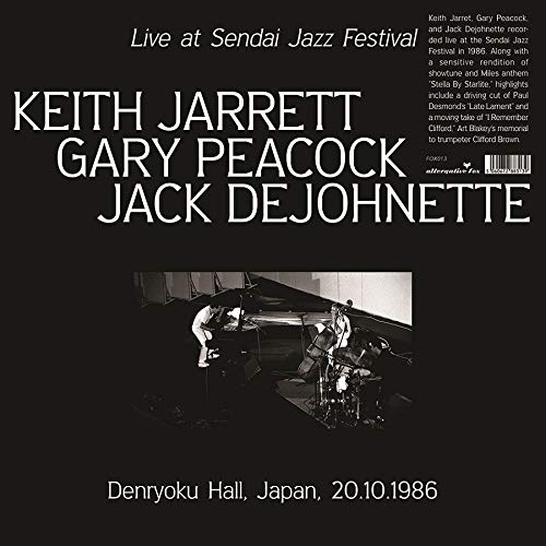 Keith Jarrett/Live at Sendai Jazz Festival, Denryoku Hall, Japan, 20.10.1986