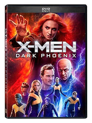 X Men Dark Phoenix Turner Mcavoy Fassbender Lawrence DVD Pg13 