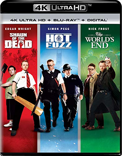 Shaun Of The Dead/Hot Fuzz/World's End/Triple Feature@4KUHD@NR