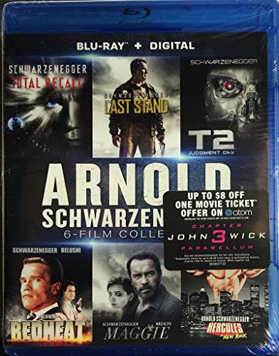 Arnold Schwarzenegger/6-Film Collection@Hercules in New York / The Last Stand / Maggie / Red Heat / Terminator 2: Judgment Day / Total Recall