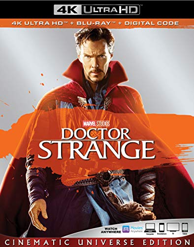 Doctor Strange (2016)/Benedict Cumberbatch, Chiwetel Ejiofor, and Rachel McAdams@PG-13@4K Ultra HD/Blu-ray