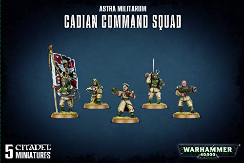 Warhammer 40K/Astra Militarum Cadian Command Squad@Warhammer 40,000