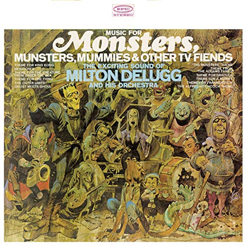 Milton Delugg & His Orchestra/Music for Monsters, Munsters, Mummies & Other TV Fiends (green vinyl)@Ghoulish Green Vinyl Limited to 900 Copies