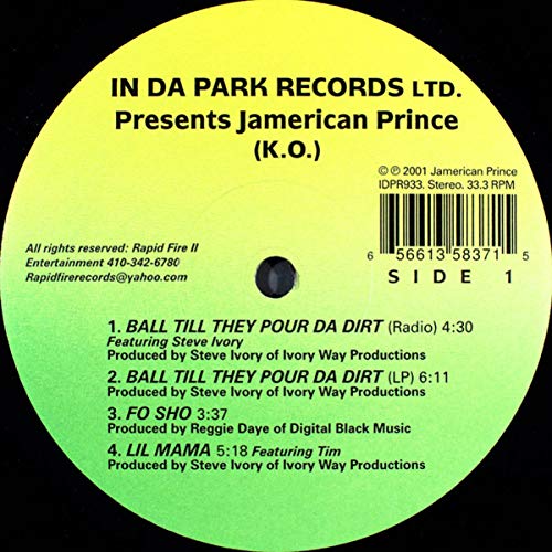 Jamerican Prince/Ball Till They Pour Da Dirt