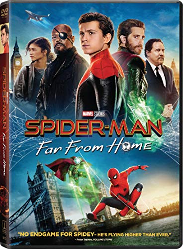 Spider Man Far From Home Holland Zendaya Jackson Gyllenhaal DVD Pg13 
