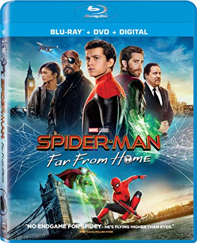 Spider-Man: Far From Home/Tom Holland, Samuel L. Jackson, and Zendaya@PG-13@Blu-ray/DVD