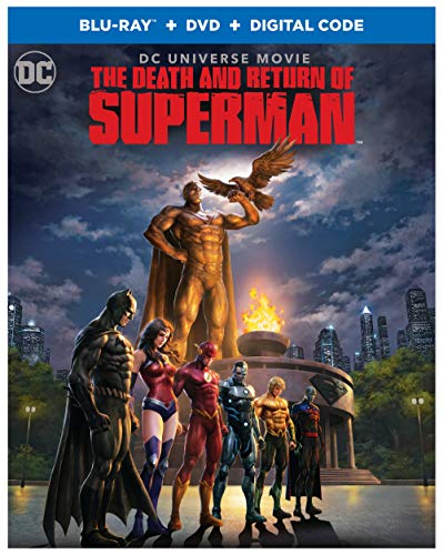 Death & Return Of Superman The Complete Film Collection Blu Ray DVD Figurine Nr 
