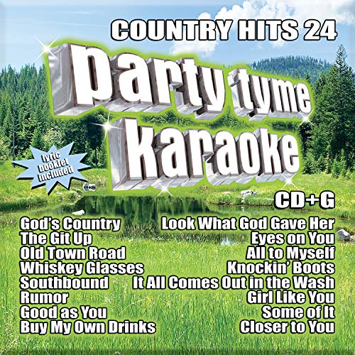 Party Tyme Karaoke/Country Hits 24@16-song CD+G