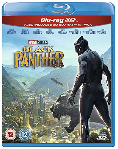 Black Panther/Boseman/Jordan/Nyongo/Gurira@3D & 2D Blu-Ray@PG13
