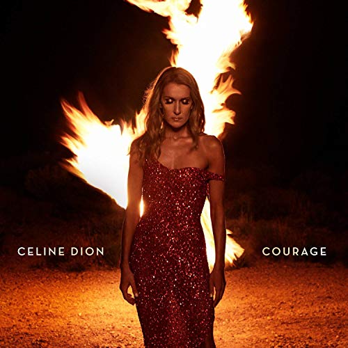 Celine Dion/Courage@Single Disc w. Fold Out Poster Insert, & 16 Tracks