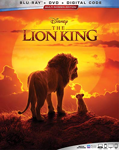 The Lion King (2019) Glover Beyonce Rogen Blu Ray DVD Dc Pg 