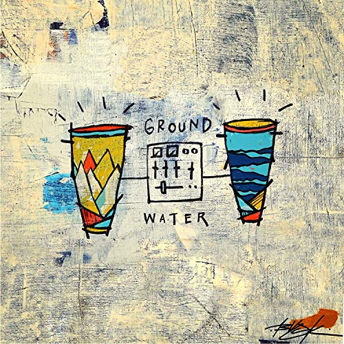 Blu / Damu The Fudgemunk/Ground & Water (Blue Vinyl)@.