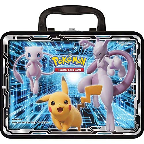 POKEMON CARDS/Collector Chest Tin: Armored Mewtwo/Pikachu/Chariz