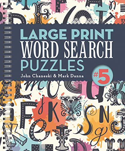 John Chaneski Large Print Word Search Puzzles 5 4 