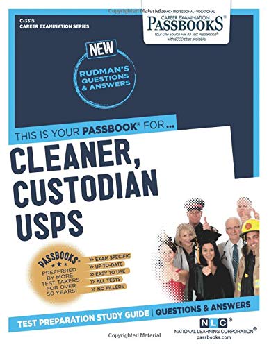 National Learning Corporation/Cleaner, Custodian Usps (C-3315), 3315@ Passbooks Study Guide