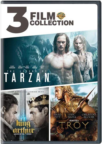 Legend Of Tarzan/King Arthur/Troy/3-FILM COLLECTION@DVD@NR