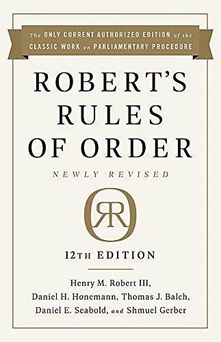 Henry M. Robert/Robert's Rules of Order Newly Revised, 12th Editio@0012 EDITION;Revised