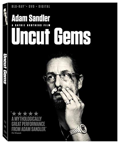 Uncut Gems Sandler Fox Garnett Blu Ray DVD Dc R 