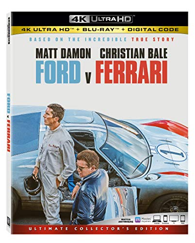 Ford V Ferrari Damon Bale 4kuhd Pg13 