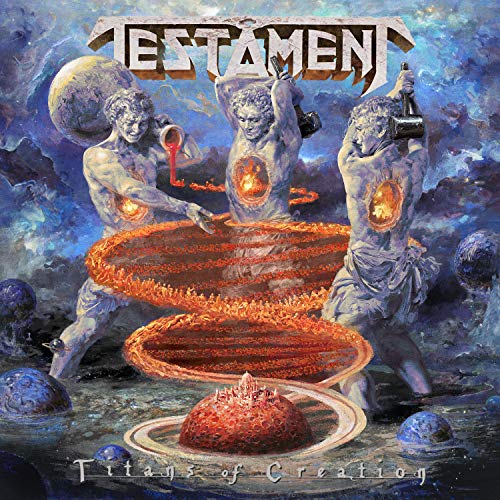Testament/Titans Of Creation (Red Vinyl "Fire" Version)@Limited To 2150 Worldwide