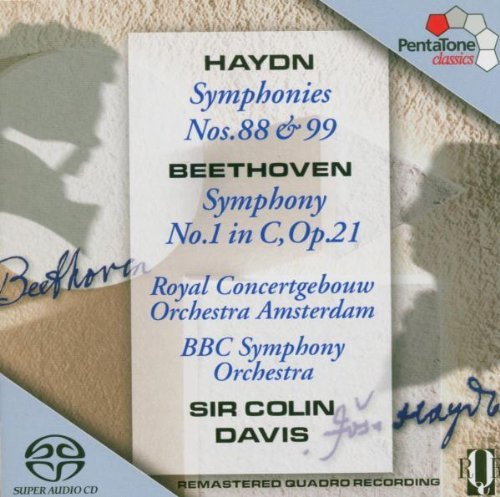 Haydn Beethoven Syms 88 & 89 Sym 1 Sacd Davis Bbc So 