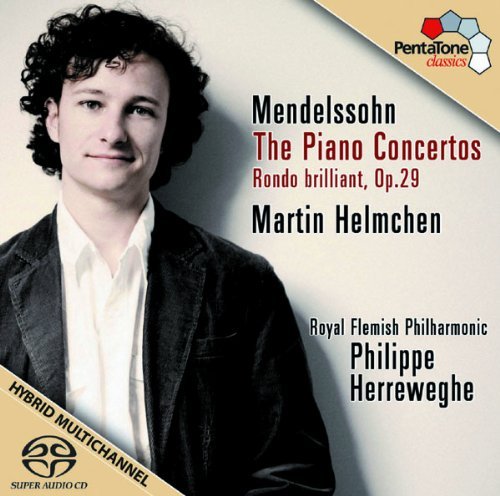Felix Mendelssohn Piano Concertos Nos. 1 & 2 Roo Sacd Hybrid Herrewebhe Royal Flemish Philh 