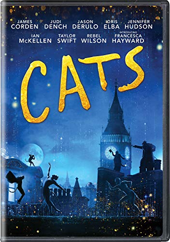 Cats (2019) Corden Dench Derulo Elba Hudson Mckellen Swift Wilson DVD Pg 