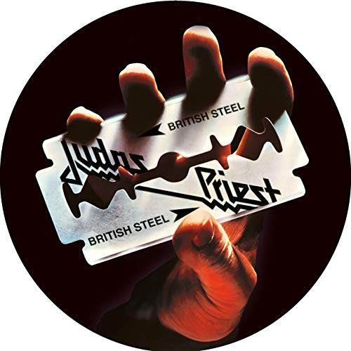 Judas Priest/British Steel - Limited Edition 40th Anniversary Edition@2LP Red, White & Blue marble on Clear Base w/ UV image on sides B & D@RSD Exclusive 2020