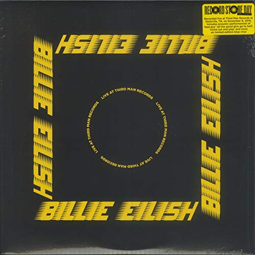 Billie Eilish Live At Third Man Records Opaque Blue Vinyl Exclusiv