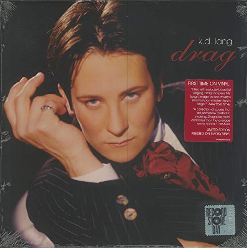 K.D. Lang Drag 3 Sided With Etching Clear With Black Vinyl Rsd Exclusive Ltd. 3000 