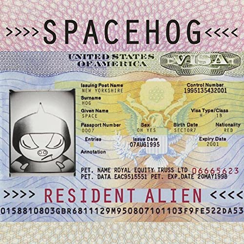 Spacehog/Resident Alien@Limited 2 LP Cream With Pink Splatter "British Passport" Vinyl@RSD Exclusive/Ltd. 1350