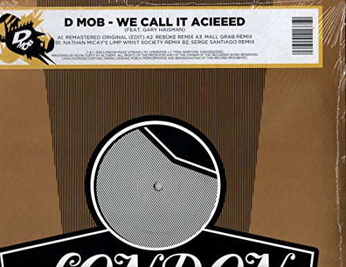 D-Mob/We Call It Acieed (Remixes)@RSD Exclusive