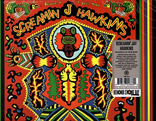 Screamin' Jay Hawkins/Because Is In Your Mind@180g Opaque White/Blue Mixed Colored Vinyl@RSD Exclusive