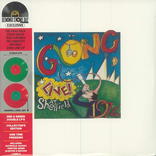 Gong Live! At Sheffield 1974 2 Lp Opaque Green Vinyl Rsd Exclusive Ltd. 2500 