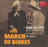 Hank Williams March Of Dimes Red Vinyl Rsd Exclusive Ltd. 2000 