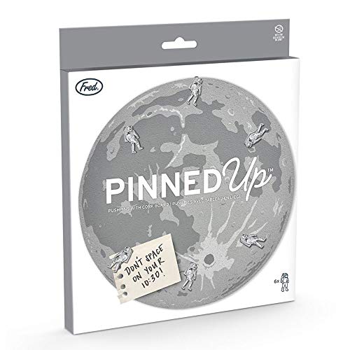 Pinned Up - Astronaut & Moon/Corkboard And Pushpin Set