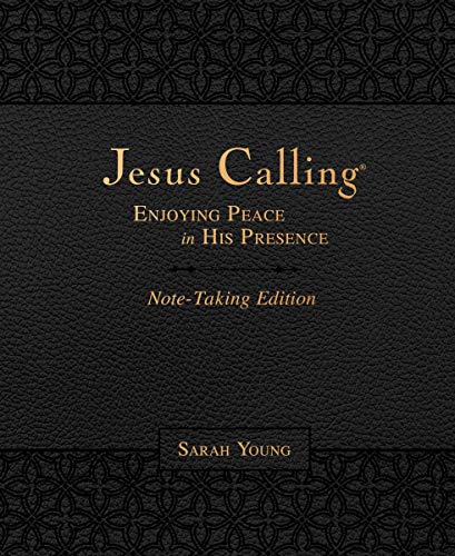 Sarah Young Jesus Calling Note Taking Edition Leathersoft Bl Enjoying Peace In His Presence 