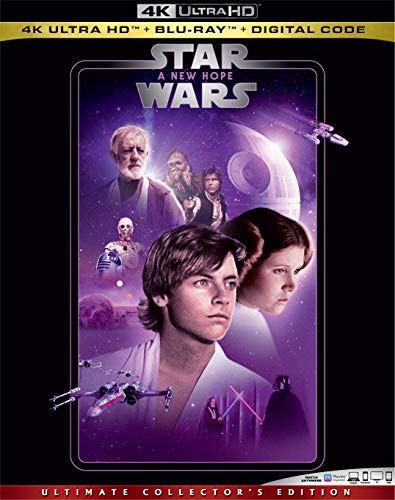 Star Wars A New Hope Hamill Ford Fisher 4kuhd Pg 