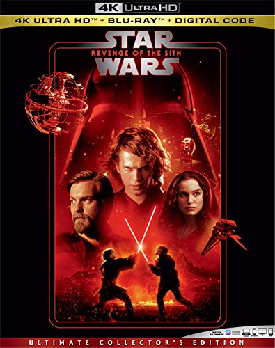 Star Wars: Episode III - Revenge of the Sith/Ewan McGregor, Natalie Portman, and Hayden Christensen@PG-13@4K Ultra HD/Blu-ray