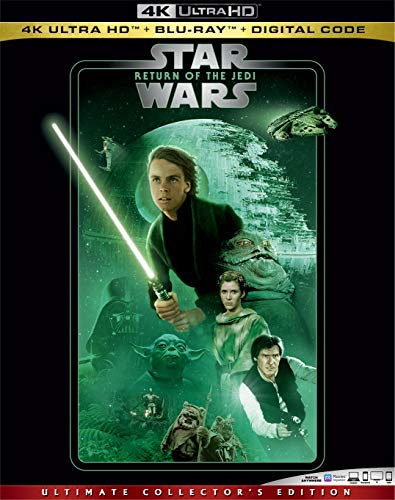 Star Wars: Episode VI - Return of the Jedi/Mark Hamill, Harrison Ford, and Carrie Fisher@PG@4K Ultra HD/Blu-ray