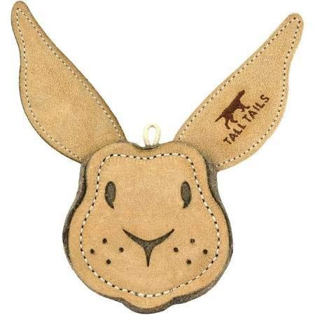 Tall Tails Dog Toy - Natural Leather Rabbit