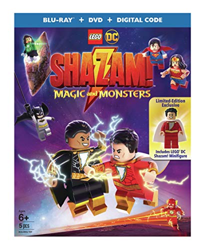 Lego DC Shazam/Magic & Monsters@Blu-Ray/DVD/DC@with Figurine