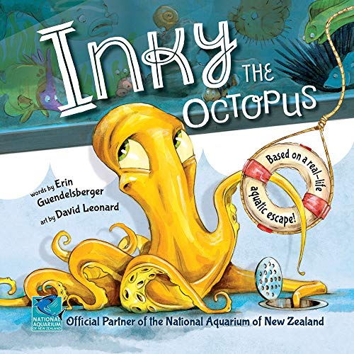 Erin Guendelsberger Inky The Octopus Based On A Real Life Aquatic Escape! 
