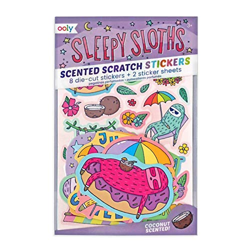 Stickers - Scented Scratch/Sleepy Sloths
