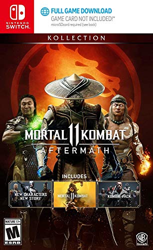 Nintendo Switch Mortal Kombat 11 Aftermath Kollection **** Code In Box! No Disc! **** 