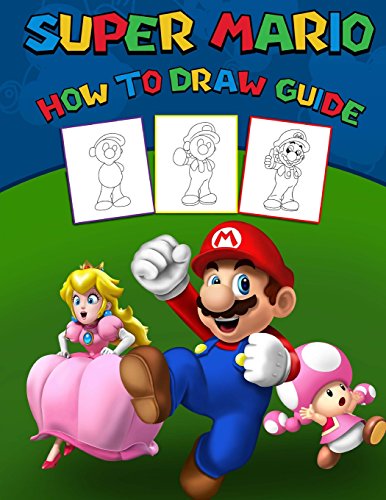 Drawing Inspiration/Super Mario How To Draw Guide@ step by step drawing guide, 2 in 1 - learn in eas