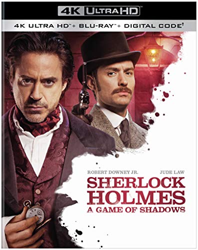 Sherlock Holmes: A Game Of Shadows/Downey/Law/Rapace@4KUHD@PG13