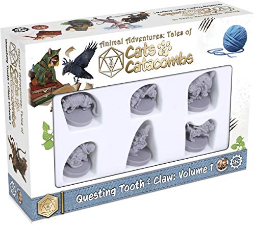 Miniatures/Animal Adventures Cats & Catacombs@Questing Tooth & Claw Volume 1