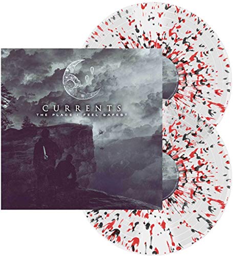 Currents/Place I Feel Safest (Clear With Red & Black Splatter)